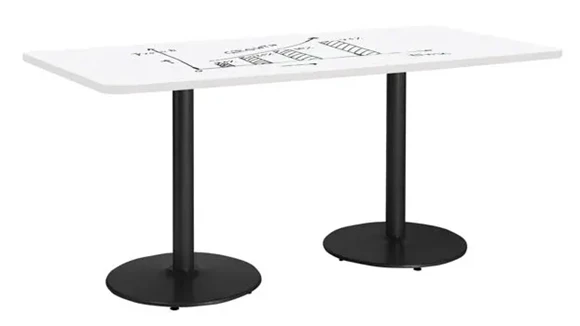 Whiteboard Table 8ft W x 42in D