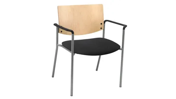 Guest Chair with Fabric Seat and 400 lb Capacity