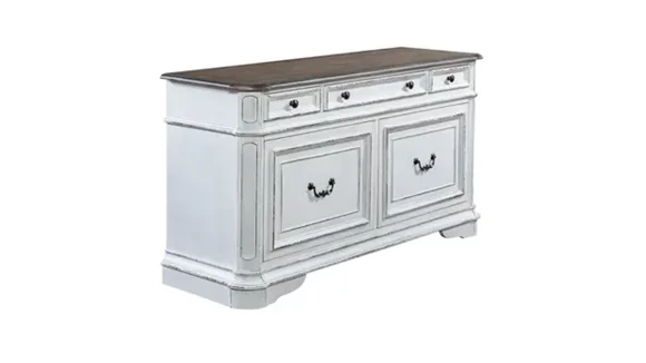 Storage Credenza 56in W x 18in D x 30in H with French & English Dovetail Construction