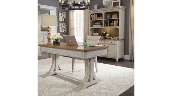 Office Suite with Desk and Credenza