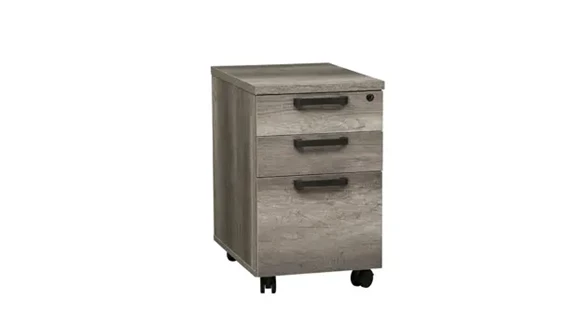 Mobile File Cabinet 16in W x 23in D x 25in H with Lockable