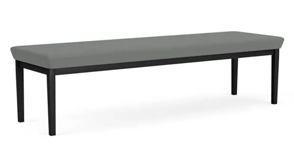 3-Seat Bench 67in W x 21in D with Steel Frame and Upholstered