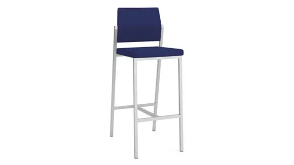 Armless Counter Stool with 300 lb Capacity and Steel Frame