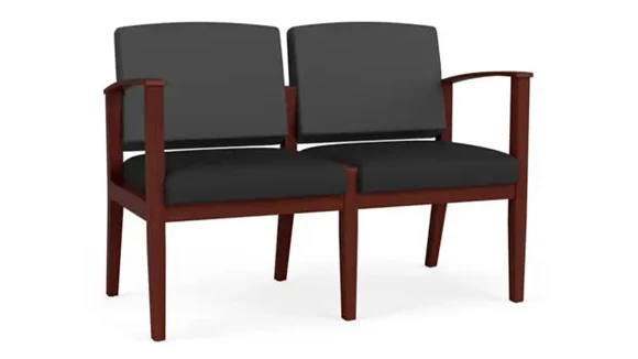 2 Seat Sofa, Upholstered Seat, Upholstered Back