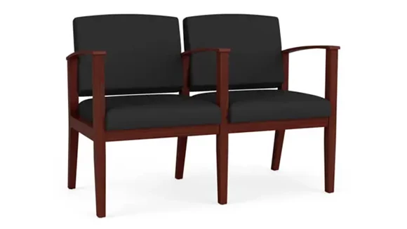 Polyurethane 2 Seats with Center Arm