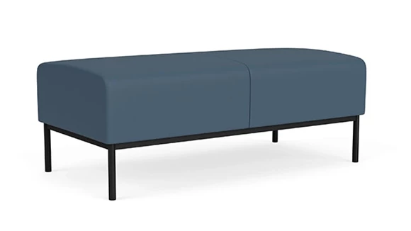 2-Seat Bench 48in W x 24in D with Steel Frame and Fabric
