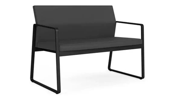 Loveseat with Sled Base and 550 lb Capacity