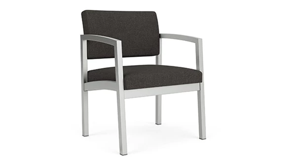 Oversized Guest Chair with Steel Frame and Polyurethane