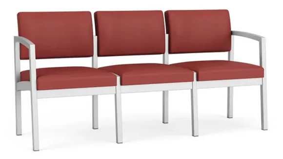 3-Seat Sofa 65in W x 25in D with Steel Frame and Polyurethane