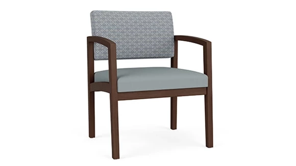 Lenox Wood Oversize Guest Chair - Designer Combo Upholstery