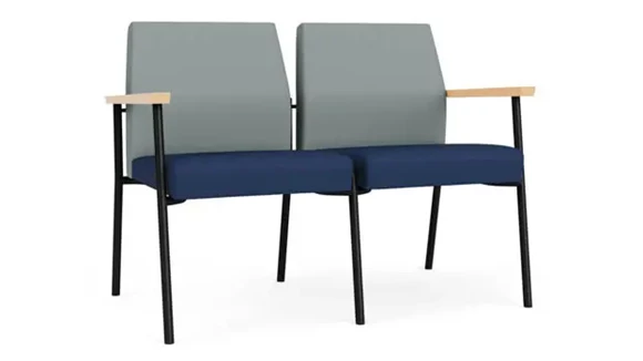 2 Seat Sofa, Upholstered Seat, Upholstered Back