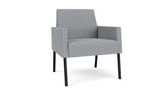 Guest Chair Upholstered Seat and Back Wood Frame