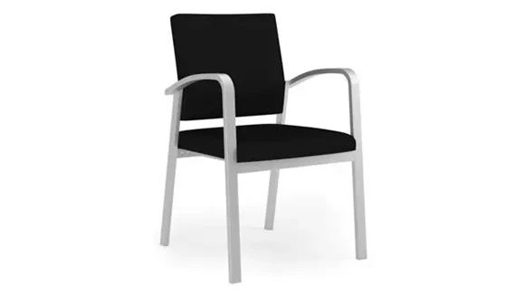 Guest Chair Upholstered Seat and Back Wood Frame