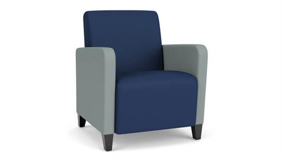 Guest Chair, Upholstered Seat, Back and Arms