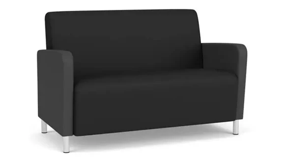 Loveseat, Upholstered Seat, Back and Arms