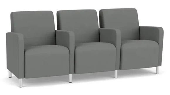 3 Seats with Center Arms