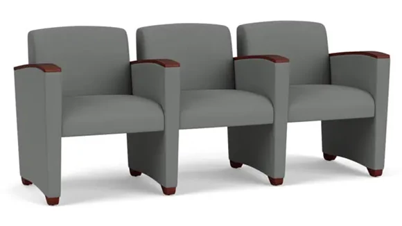 3 Seats with Center Arms