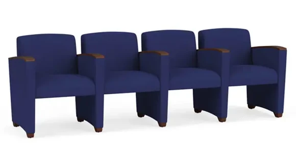 4 Seats with Center Arms