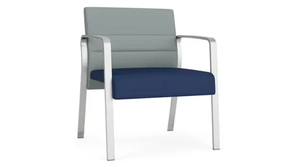 Oversize Guest Chair, Upholstered Seat, Upholstered Back