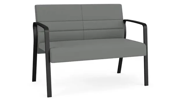 Wall-Saver Loveseat with 550 lb Capacity and Steel Frame
