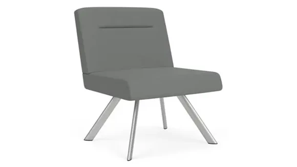 Armless Bariatric Chair with Sled Base and 600 lb Capacity
