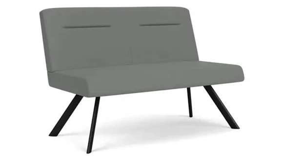 Armless Loveseat with 600 lb Capacity and Matrex Seat