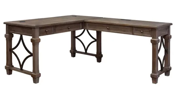 60in Open L-Shaped Desk