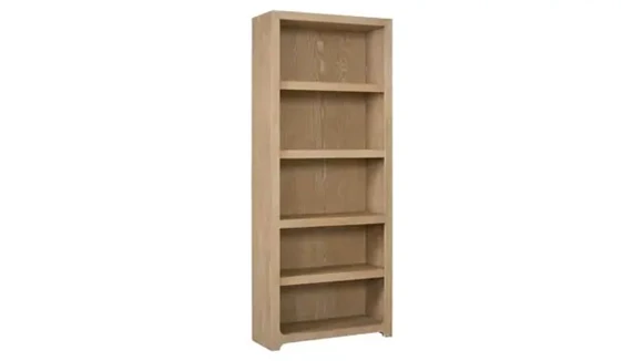 Bookcase 32in W x 13in D x 78in H with Four Adjustable Shelves
