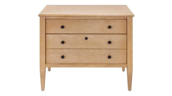 Ball-Bearing Lateral File Cabinet 36in W x 21in D x 30in H with Lockable