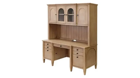 Credenza and Hutch