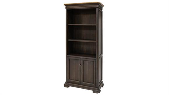 Executive Bookcase with Doors