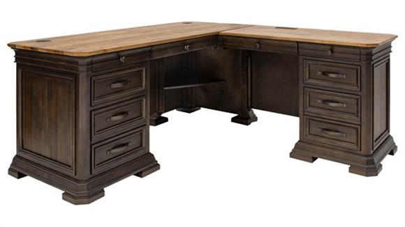 68in W Executive L-Shaped Desk
