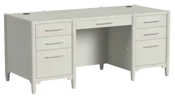 Executive Desk 70in W x 30in D with 2 Pedestals