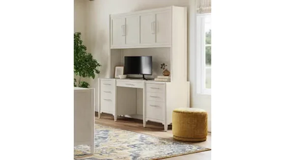 Desk 64in W x 22in D with Hutch