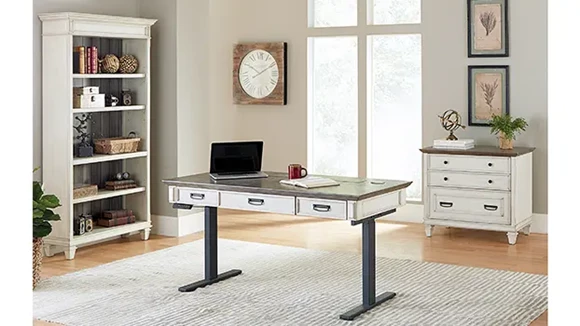 Sit-To-Stand Electric Standing Desk 60in W x 76in D