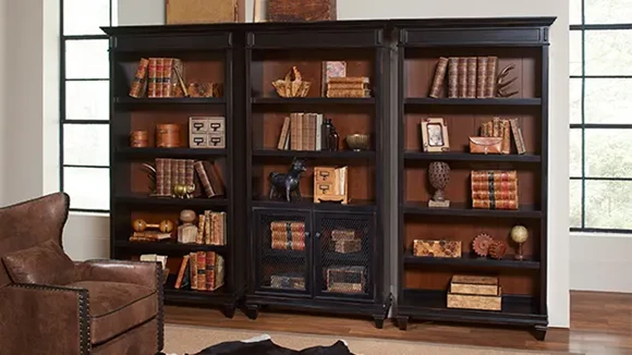 Bookcase 60in W x 76in D x 31in H