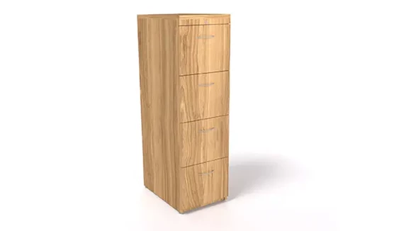 Vertical File Cabinet 16in W x 24in D x 55in H with Lockable and 4 Drawers