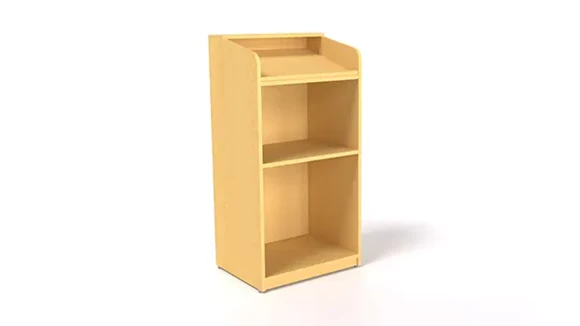 Lectern 24in W x 18in D x 44in H with Impact Resistant Edge Protection