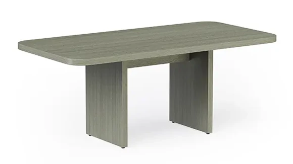 Rectangular Conference Table 7ft W x 42in D with Grommets