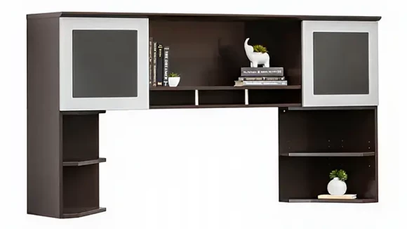 Desk Mount Hutch 72in W x 15in D x 38in H