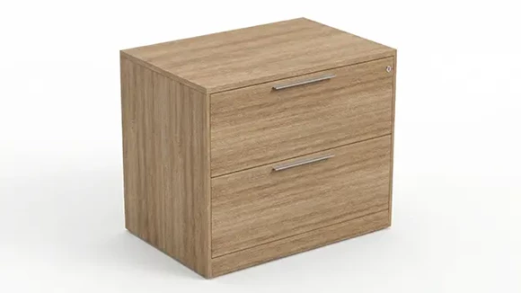 Lateral File Cabinet 36in W x 22in D x 30in H with 2 Drawers