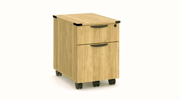 Mobile File Cabinet 16in W x 23in D x 23in H with Lockable