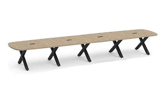 Arena Shape Conference Table 20ft W x 48in D
