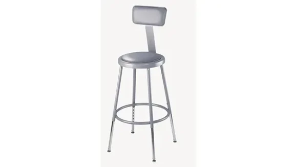 25in- 33in Adjustable Height Stool with Backrest