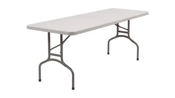 Folding Table 8ft Lightweight Weatherproof Top
