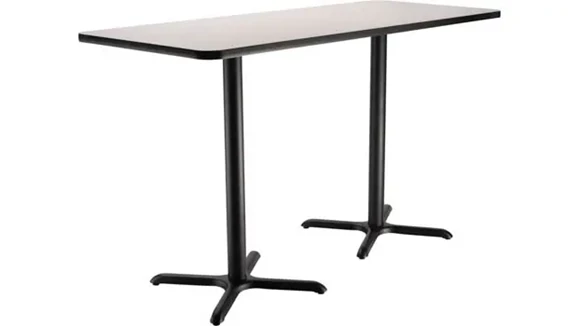 Cafeteria Table 30in W x 6ft D with X-Base