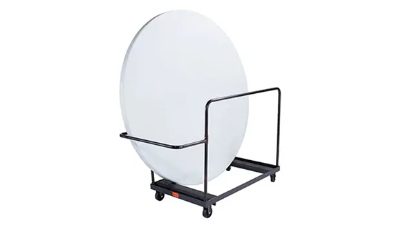Table Truck for 6ft Round Tables Laminate Finish