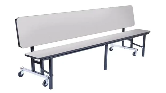 Convertible Bench Table 8ft Fold-Flat Nesting