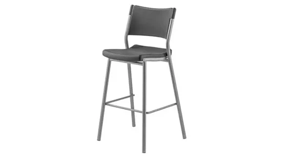 Blow-Molded Counter Stool with Steel Frame