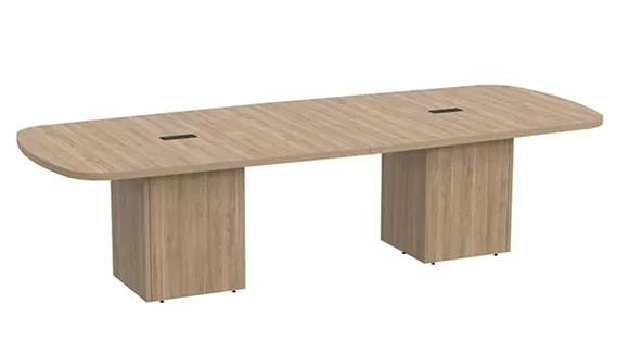 Conference Table 10ft W x 48in D with Cube Storage Base
